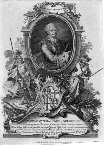 Giovanni Battista Serbelloni (1696-1778) da Johannes Esaias Nilson